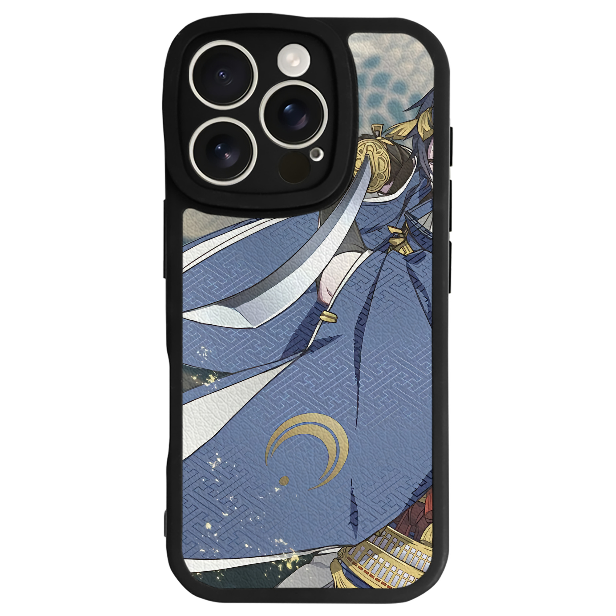 （画像用） 刀剣乱舞 Touken Ranbu 【iPhone 16シリーズ対応】シリコンスマホケース（レザー調） 材質：シリコン